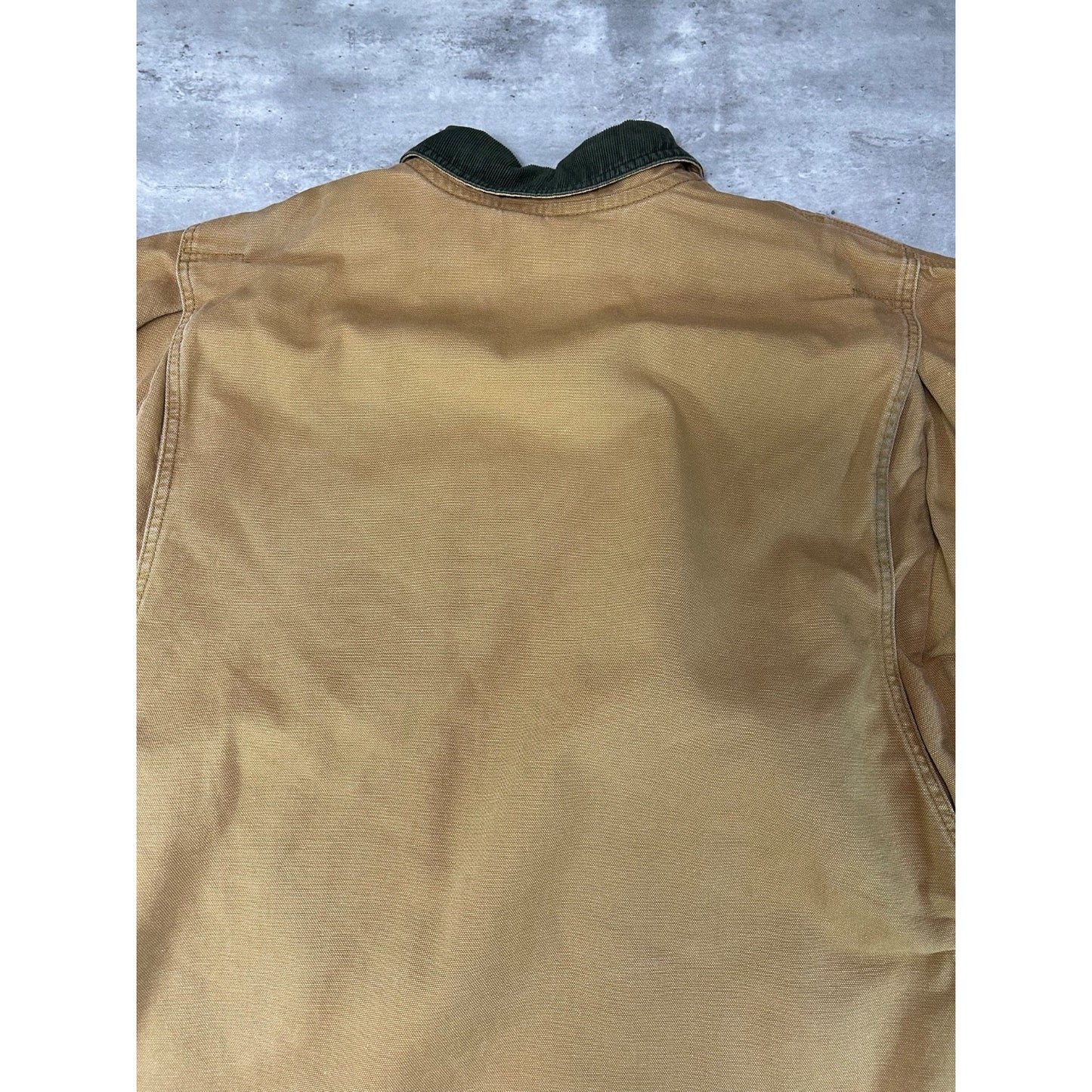 Vintage 90s L.L. Bean Multi Pocket Canvas Hunting Jacket Size XL Beige