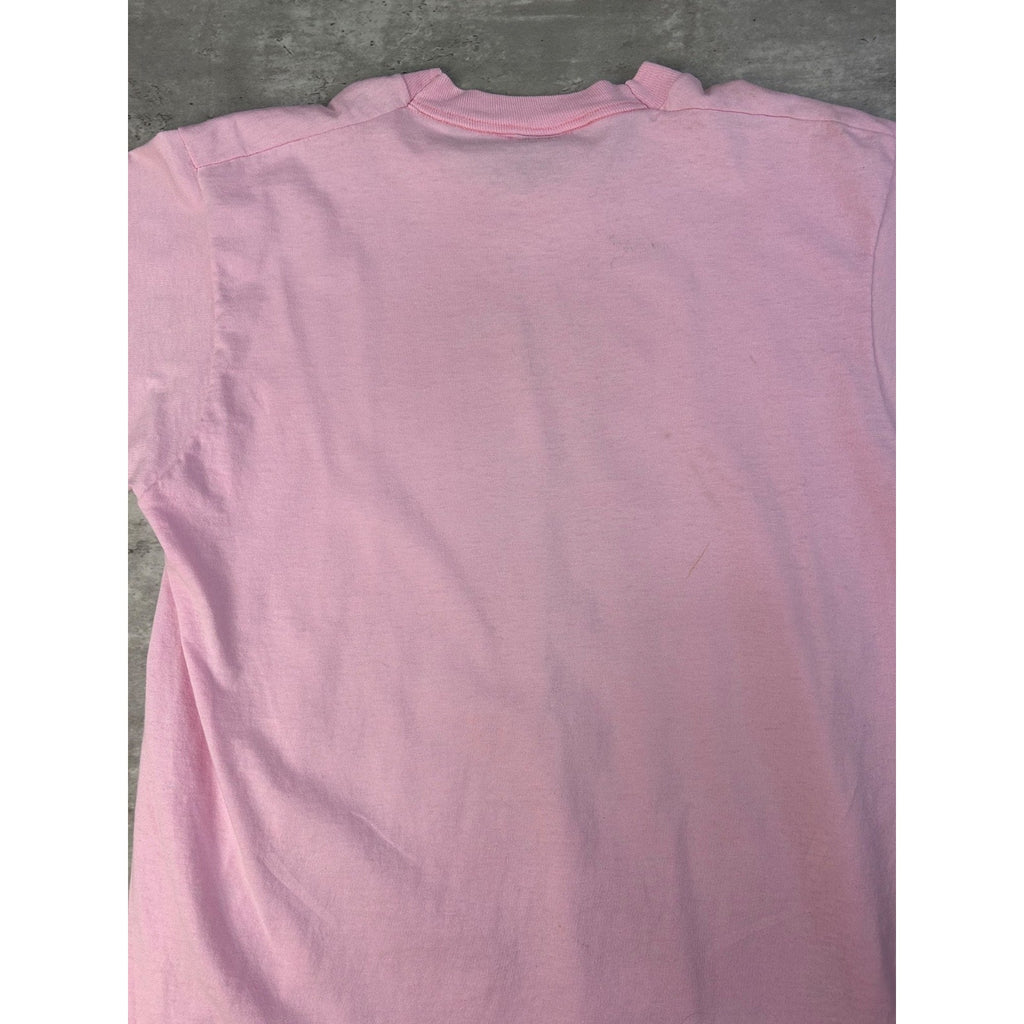 Vintage 1993 Bye Bye Birdie Cartoon Dancer Graphic Pink T-Shirt Size Large
