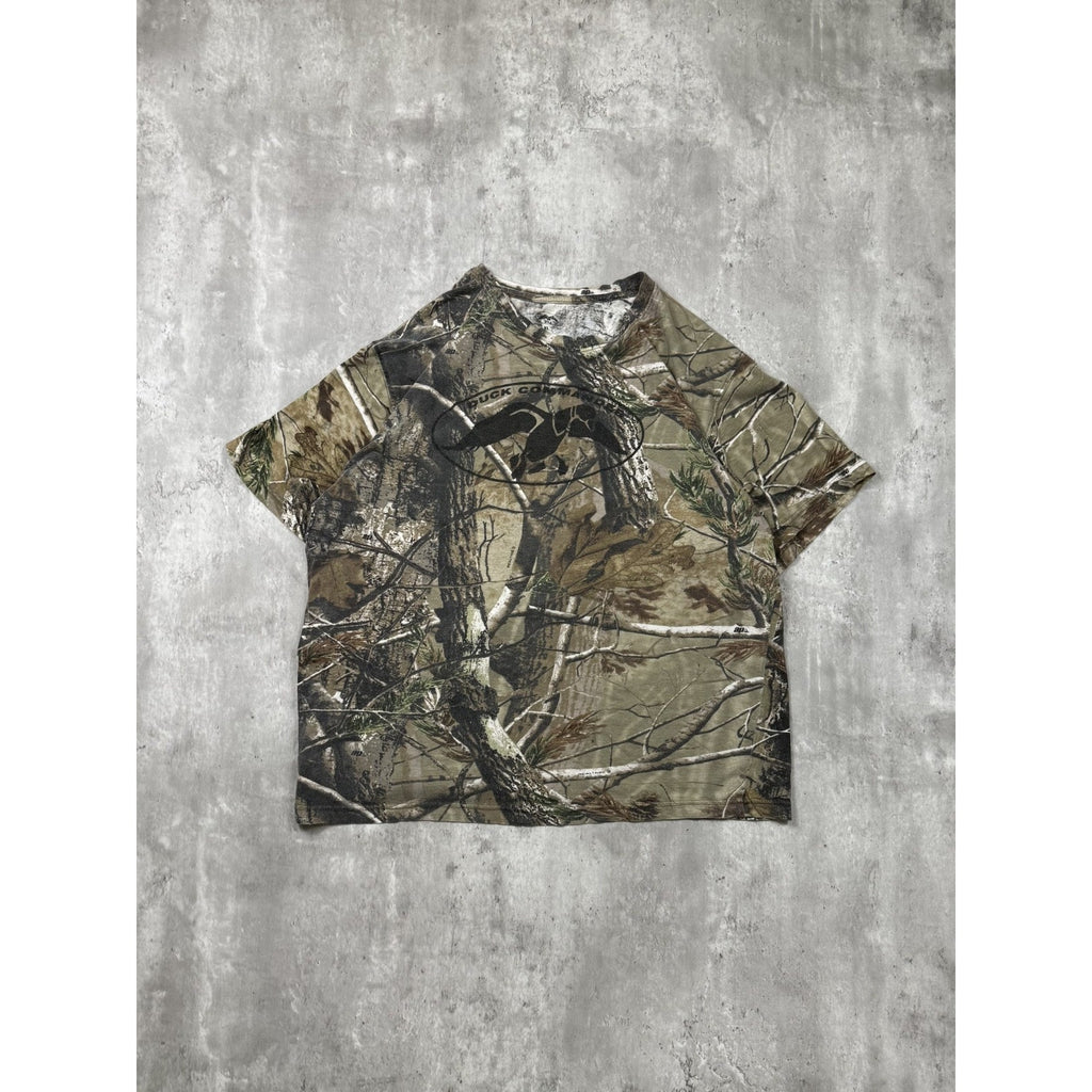 Duck Commander Realtree AP Tree Camo Hunting T-Shirt Size XL