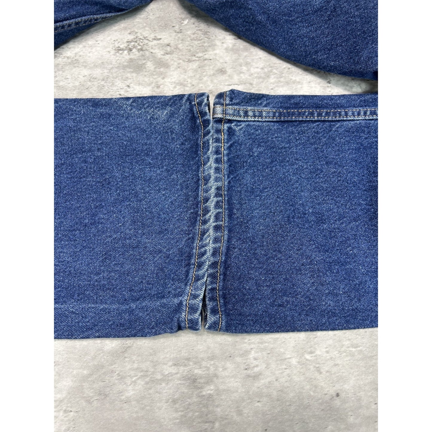 Vintage 90s Levis 517 Boot Cut Dark Wash Denim Pants Size 33 Blue