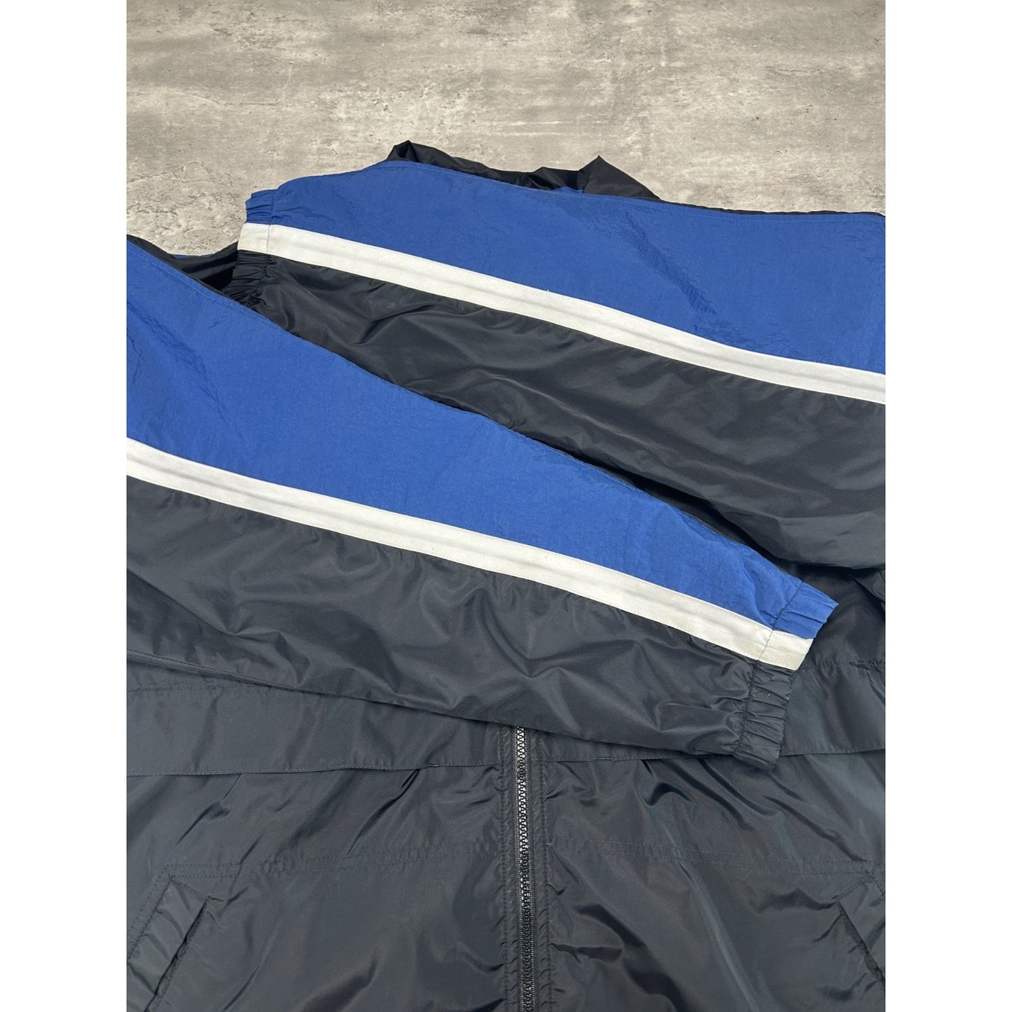 Vintage 90s Nike Embroidered Swoosh Full Zip Coaches Jacket Size Large