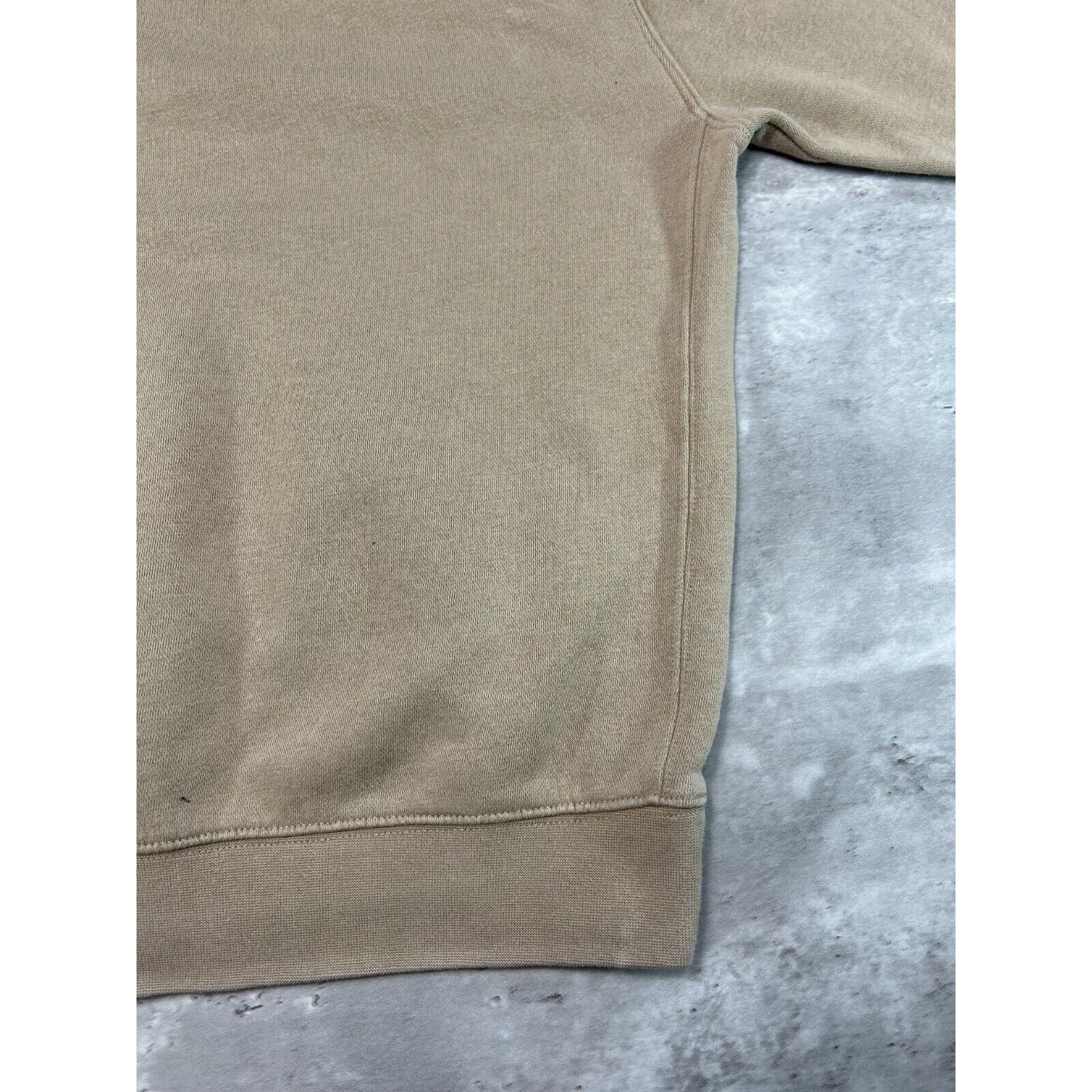 Nike Embroidered Logo Hooded Sweatshirt Size XS Beige