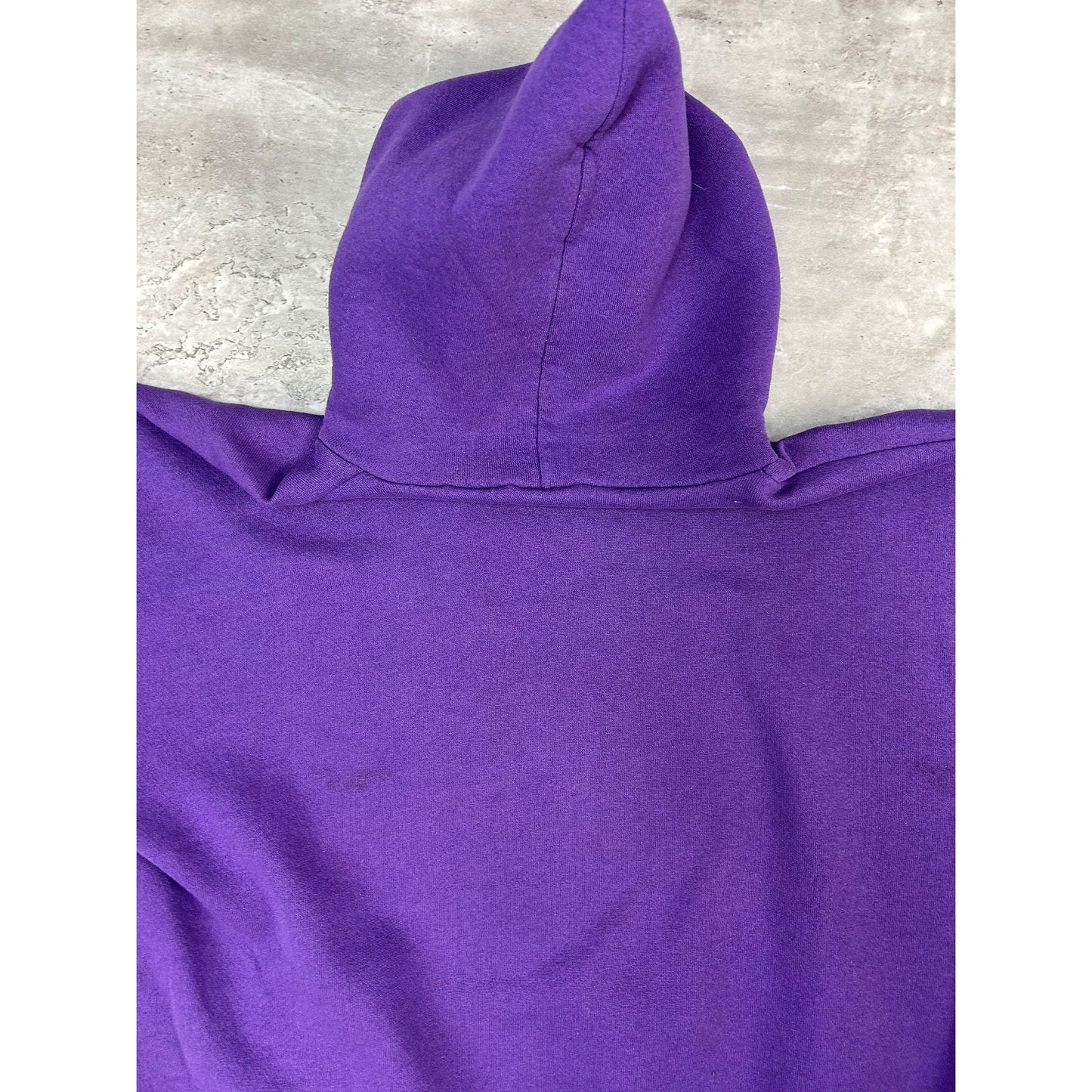 Vintage 90s Minnesota Vikings NFL Graphic Spellout Hooded Sweatshirt Size XL