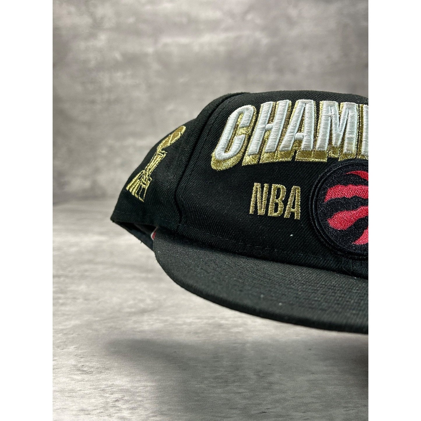 Toronto Raptors NBA Embroidered Spellout World Champs Snapback Hat OSFA