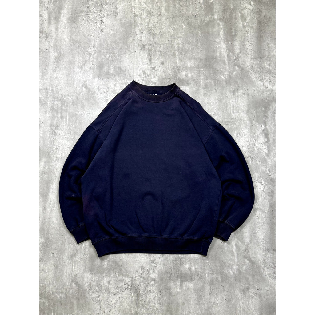 Vintage 90s Gap Blank Pullover Crewneck Sweatshirt Size Medium