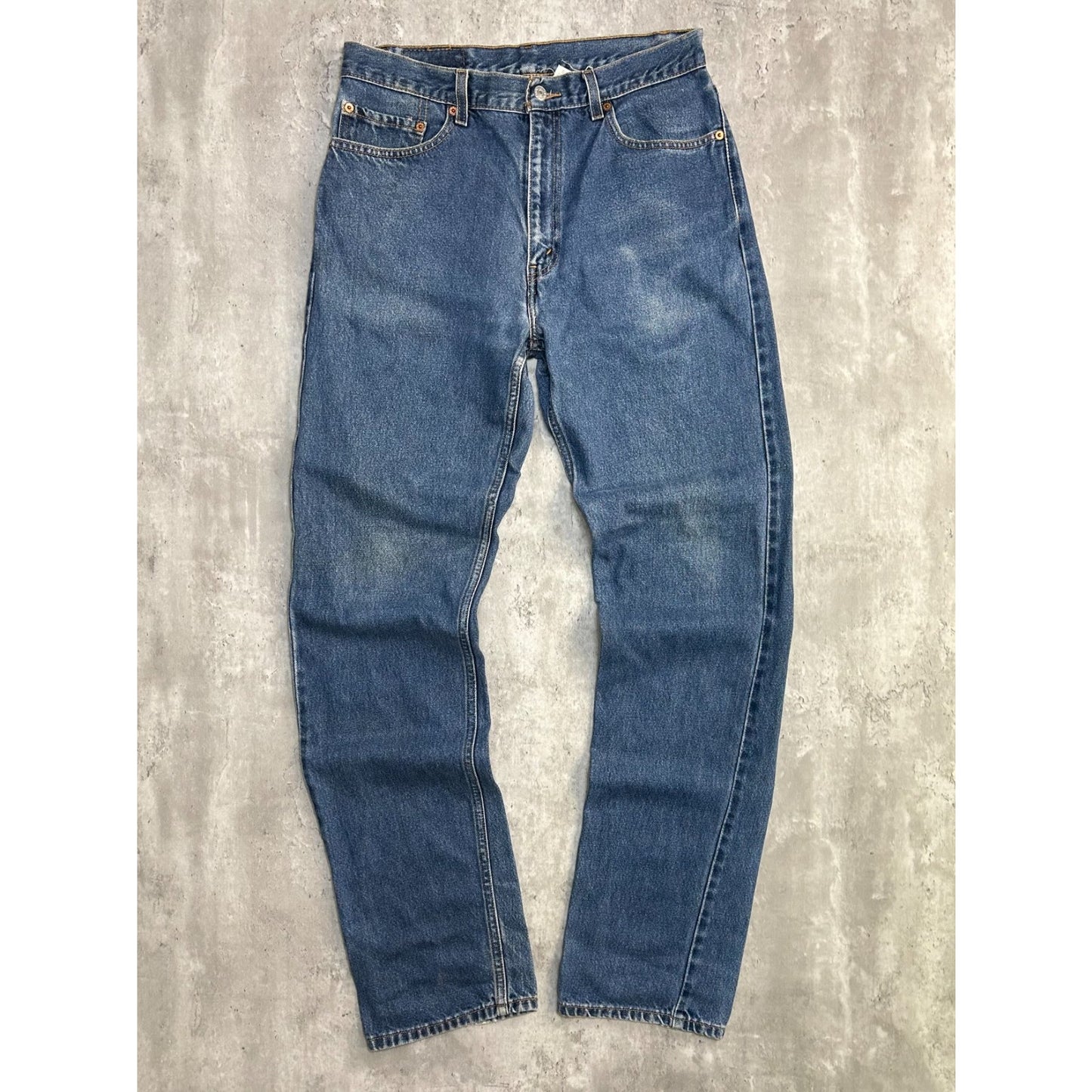Vintage 90s Levis 505 Red Tab Dark Wash Denim Pants Size 32