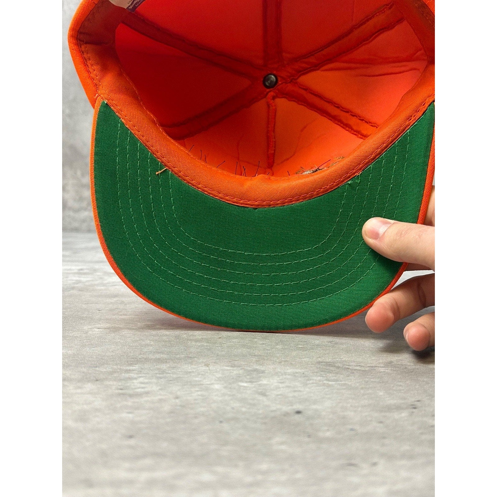 Vintage 80s Grand View Hunt Club Embroidered Deer Snapback Hat OSFA