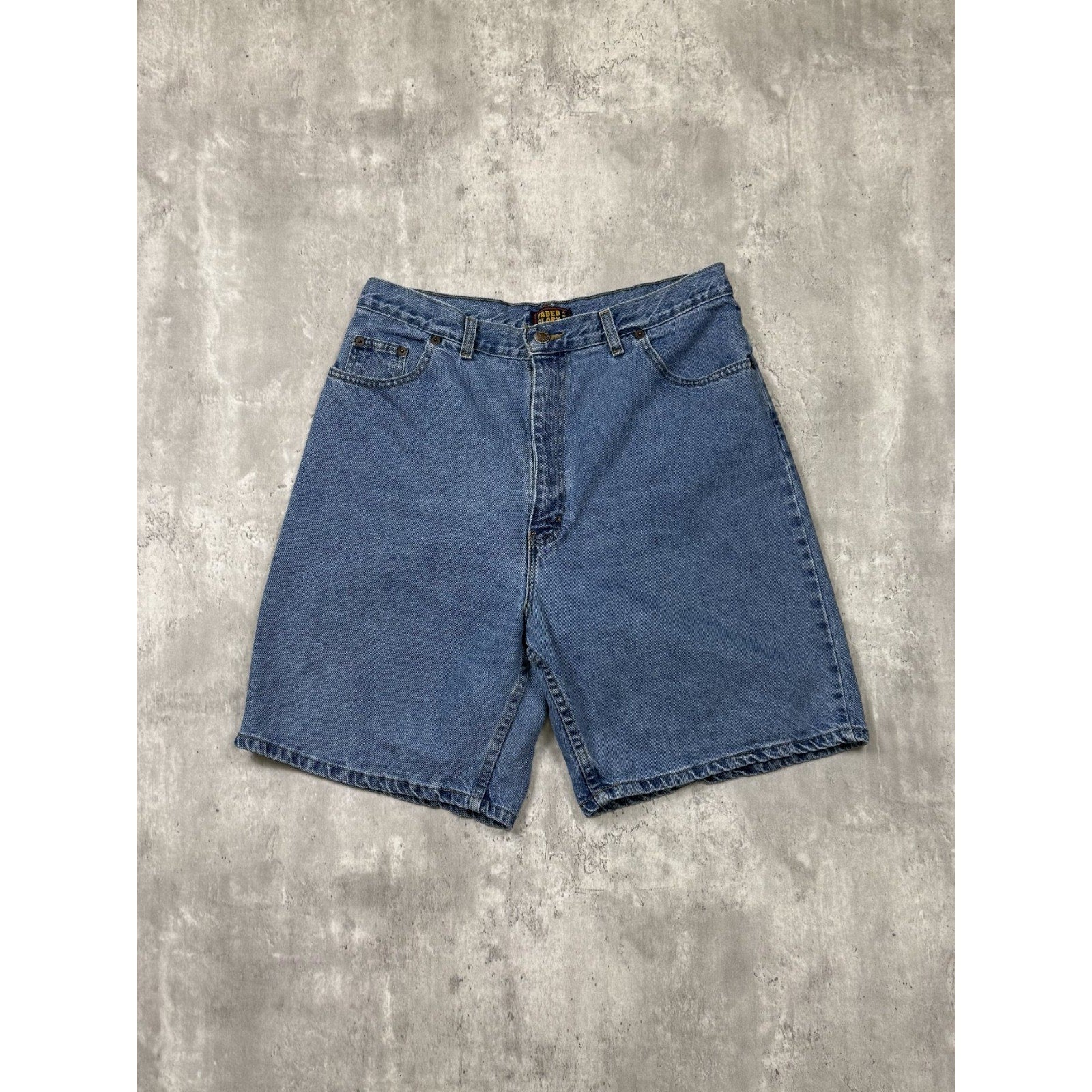 Vintage Faded Glory Medium Wash Denim Shorts Size 32
