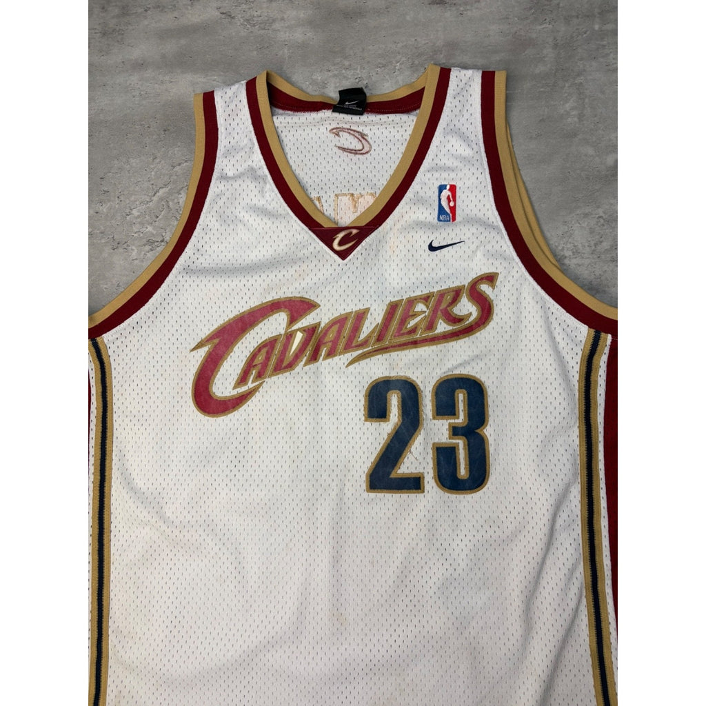 Vintage Lebron James #23 Cleveland Cavaliers NBA Nike Basketball Jersey Size 2XL
