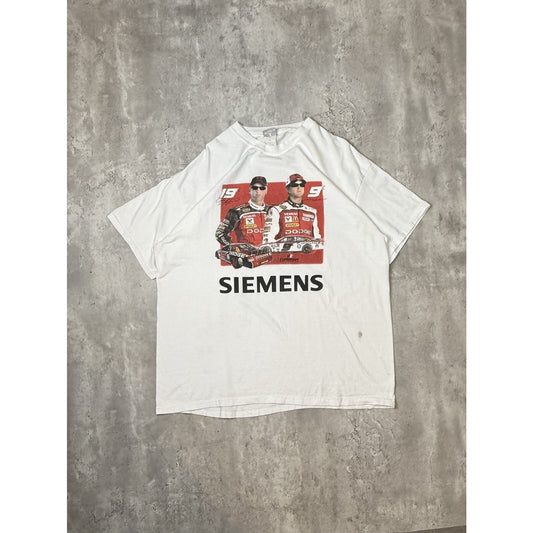 Vintage Jeremy Mayfield #19 Kasey Kahne #9 Nascar Dodge T-Shirt Size Large