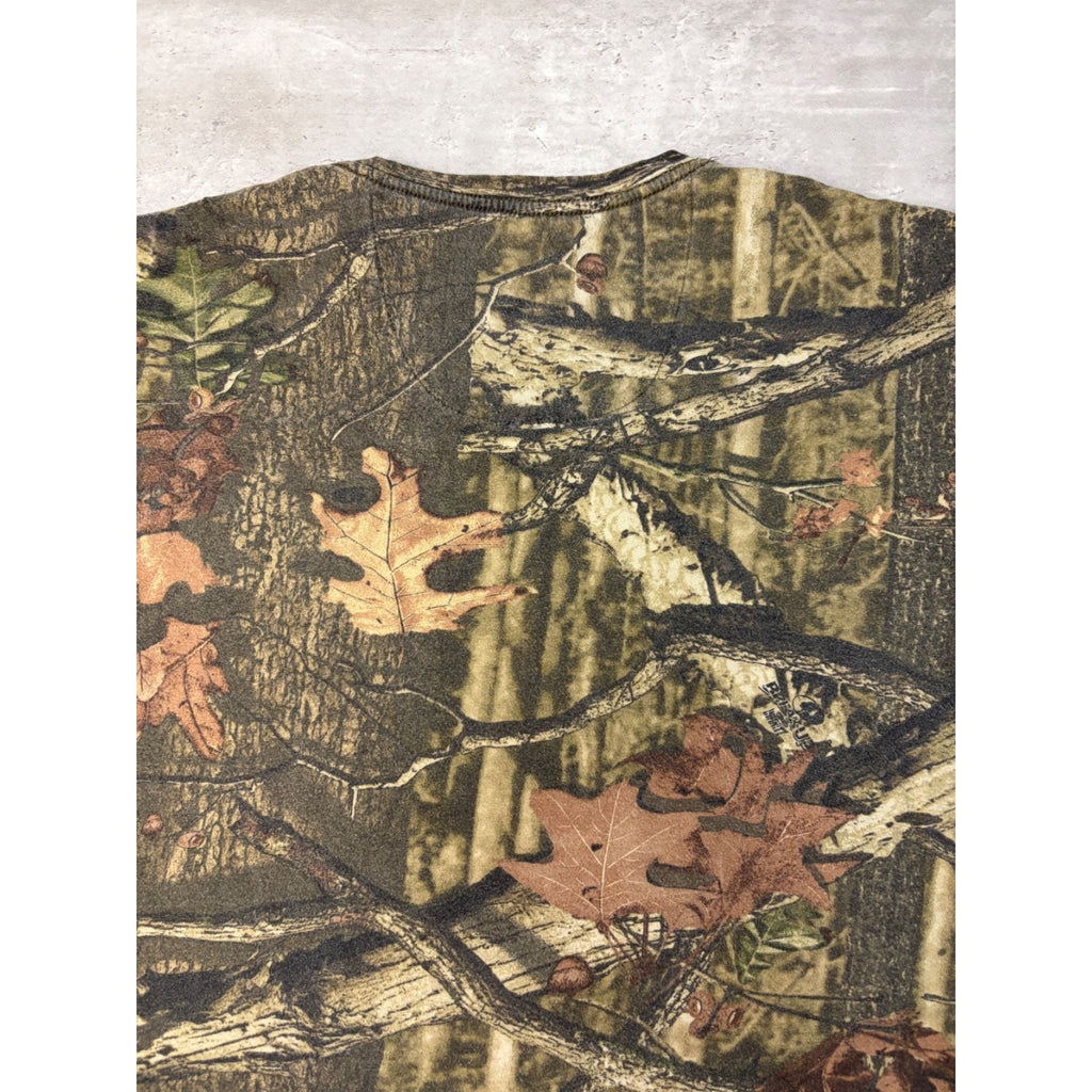 Mossy Oak Beak Up Infinity Tree Camo Hunting Pocket T-Shirt Size 2XL