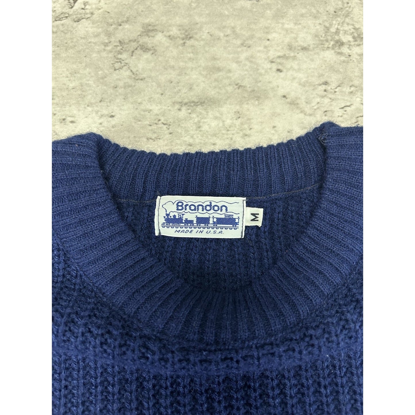 Vintage 90s Chicago Bears NFL Embroidered Logo Knit Sweater Size Medium