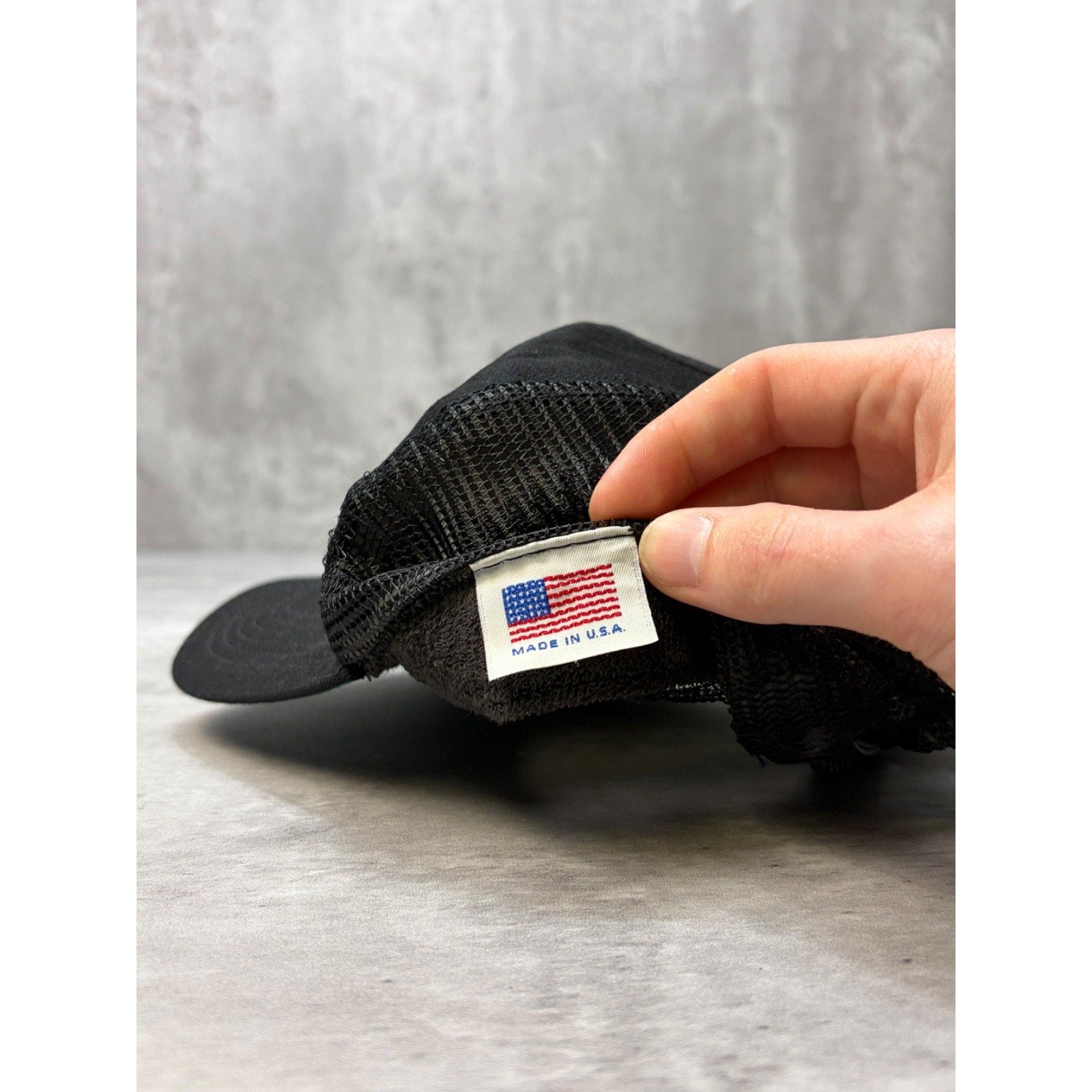 Vintage 2000 Paxson Short President Spellout Trucker Snapback Hat OSFA