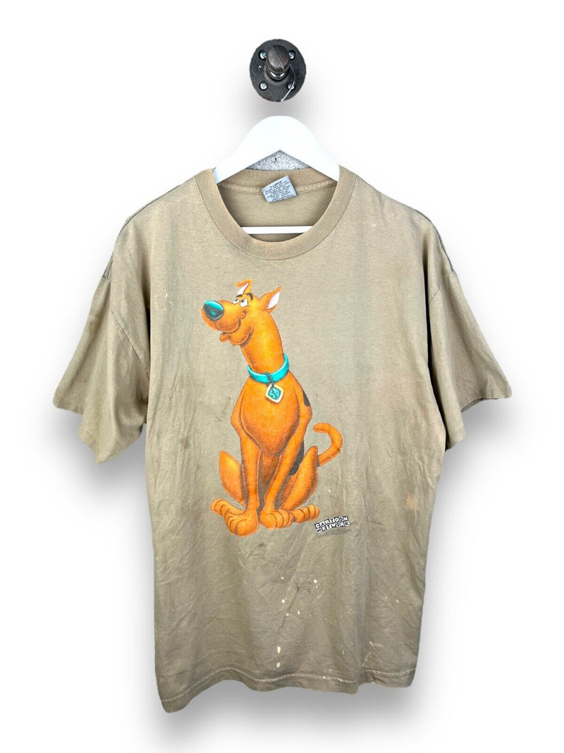 Vintage 1998 Scooby Doo Cartoon Network Stanley Desantis T-Shirt Size XL 90s