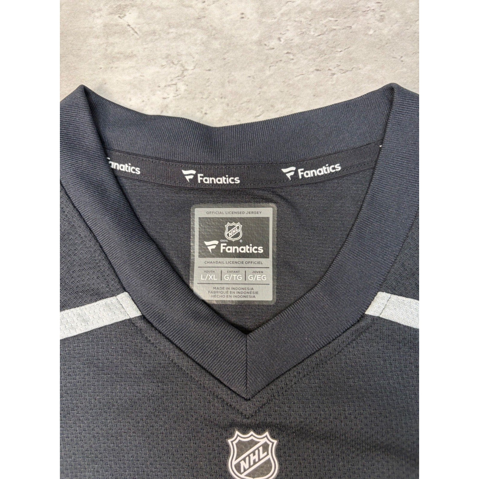 Jonathan Quick #32 Los Angeles Kings NHL Fanatics Graphic Jersey Size L/XL YOUTH