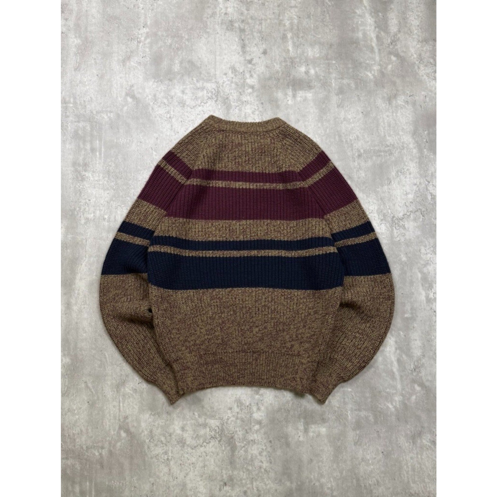 Vintage 90s Oakton Striped Pullover Knit Sweater Size Medium