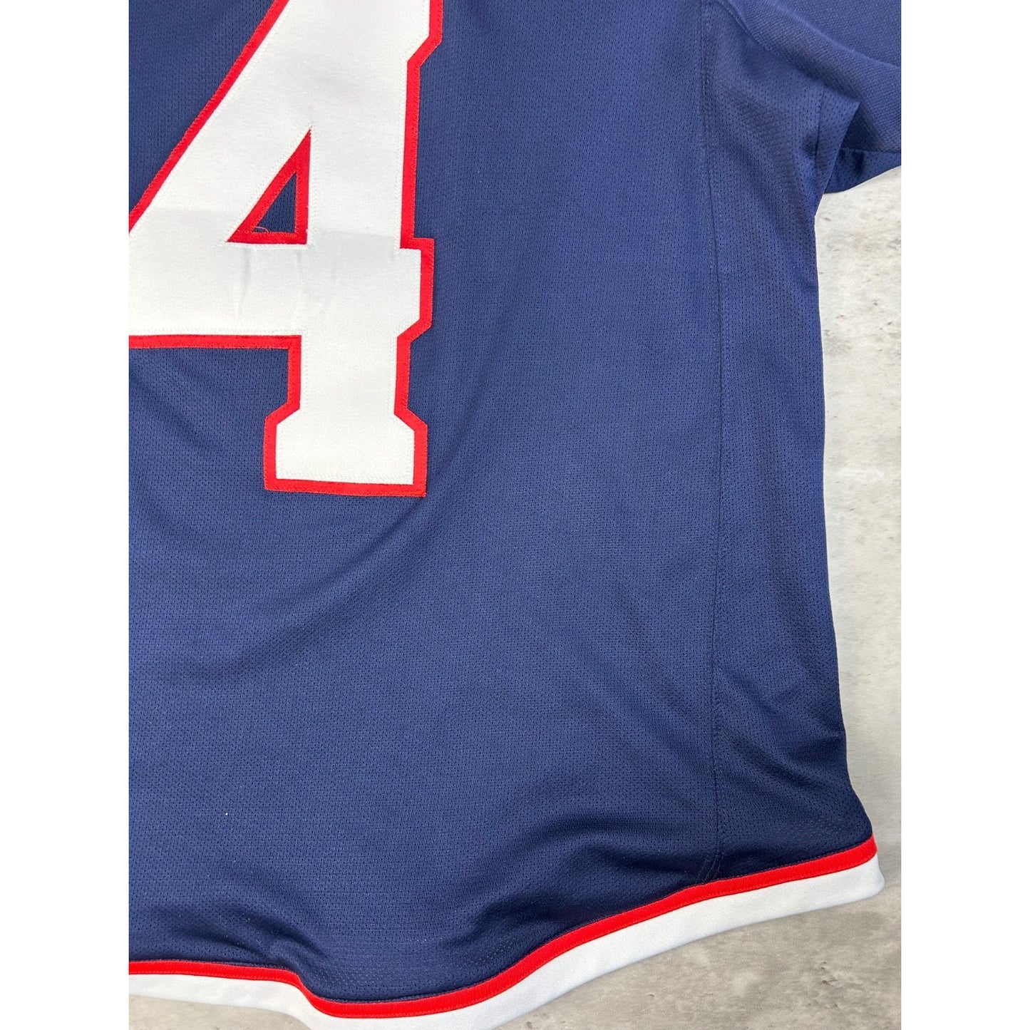 Vintage Mississauga Rebels #4 Stitched CCM Hockey Jersey Size Large