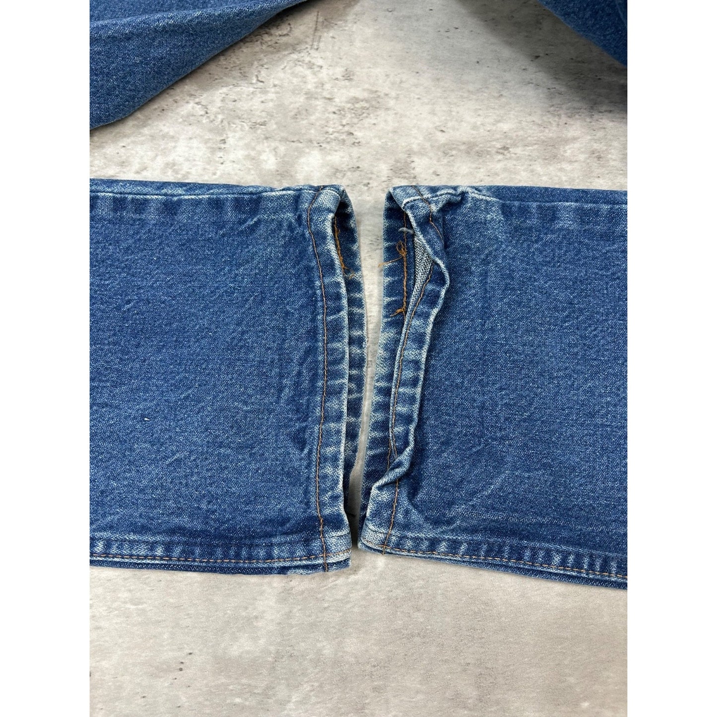 Vintage Wrangler Dark Wash Denim Western Pants Size 34 Blue