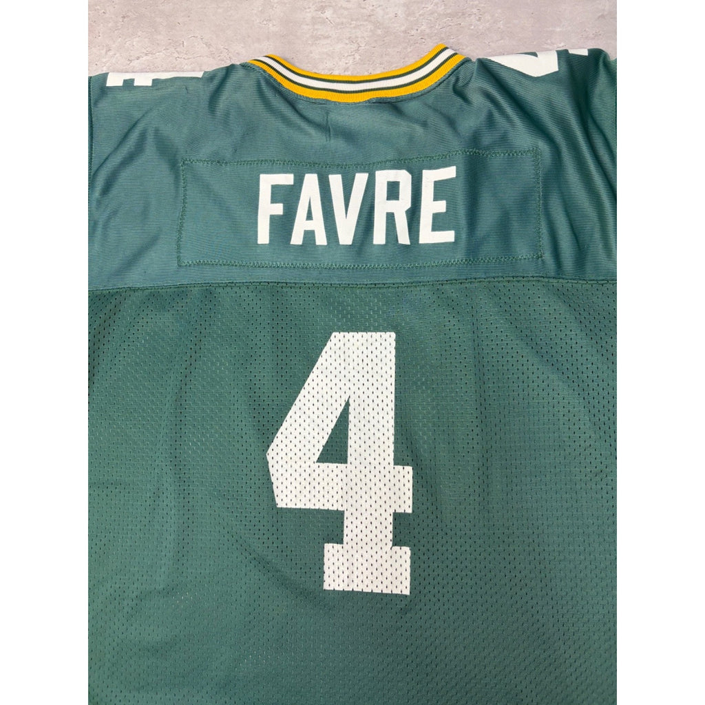 Vintage 1995 Brett Favre #4 Green Bay Packers NFL Starter Jersey Size YOUTH L