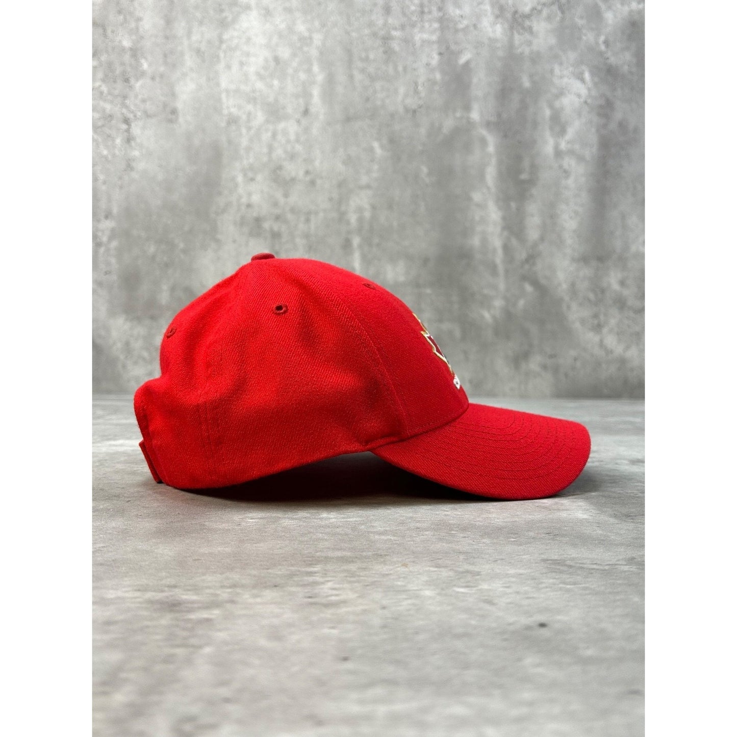 Vintage Team Canadas Hockey Olympics Embroidered Logo Strapback Hat OSFA