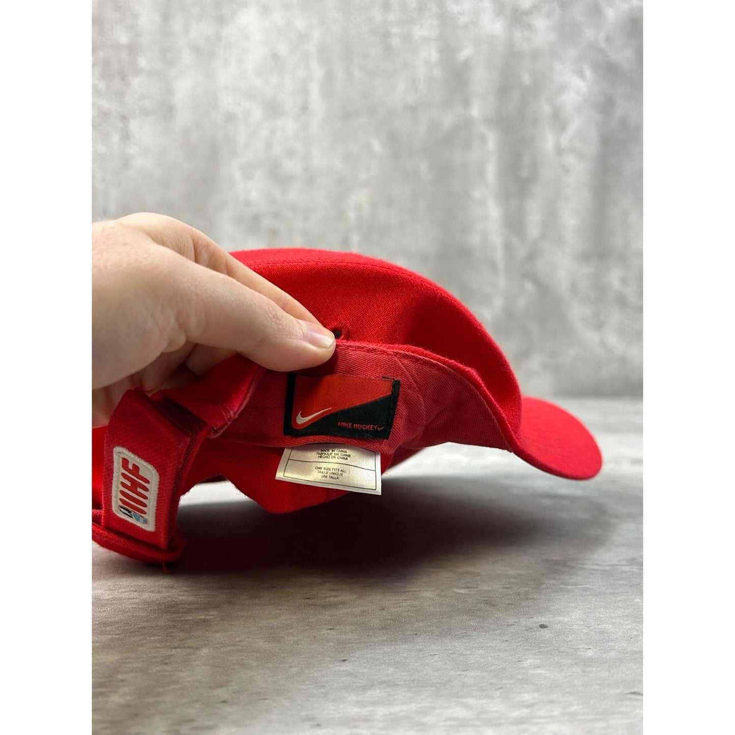 Vintage Team Canadas Hockey Olympics Embroidered Logo Strapback Hat OSFA