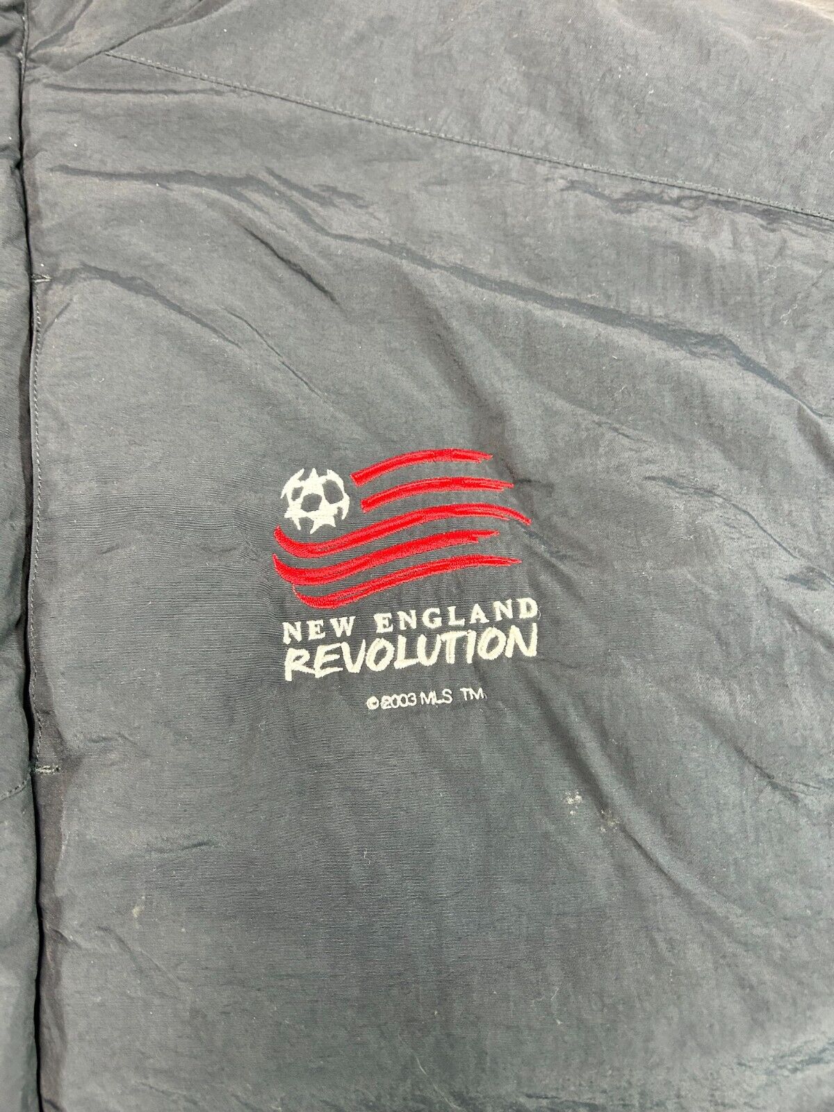 Vintage 2003 Umbro MLS New England Revolution Insulated Jacket Size Large