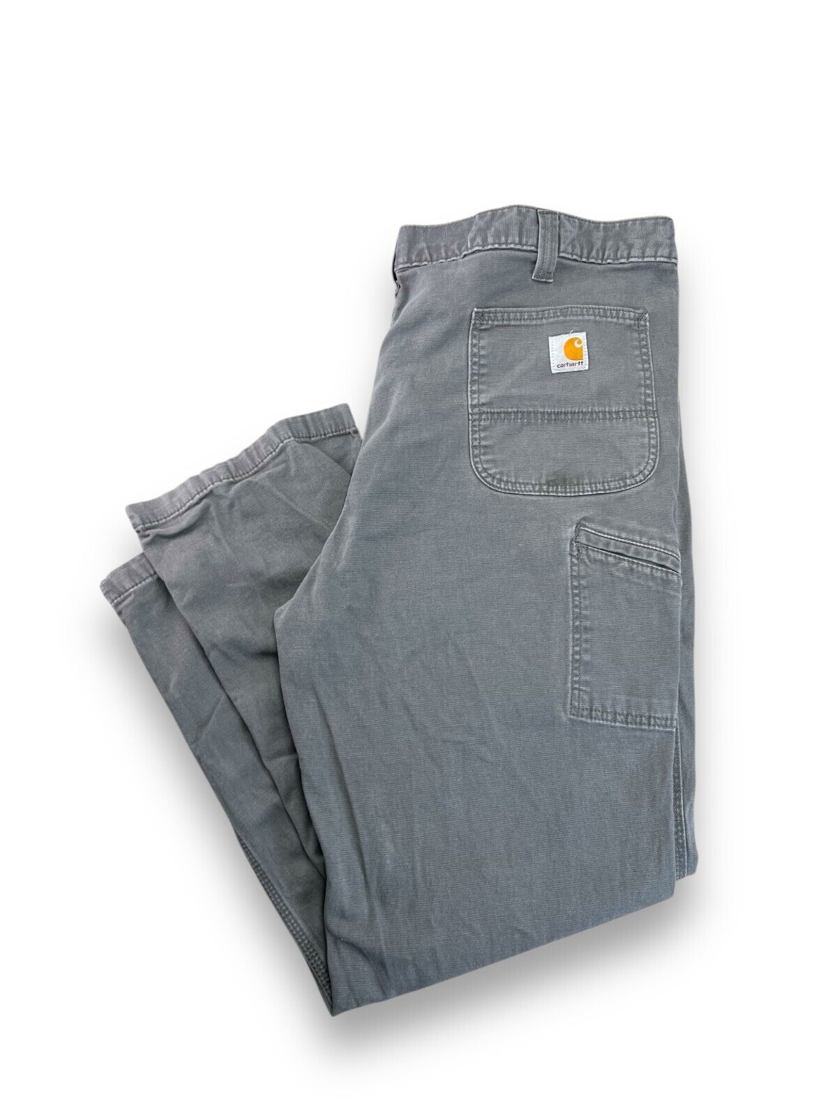 Carhartt Relaxed Fit Canvas Workwear 5 Pocket Pants 41W Gray