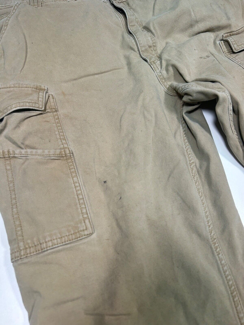 Carhartt Workwear Cargo Tactical Style Relaxed Fit Pants Size 38W Beige
