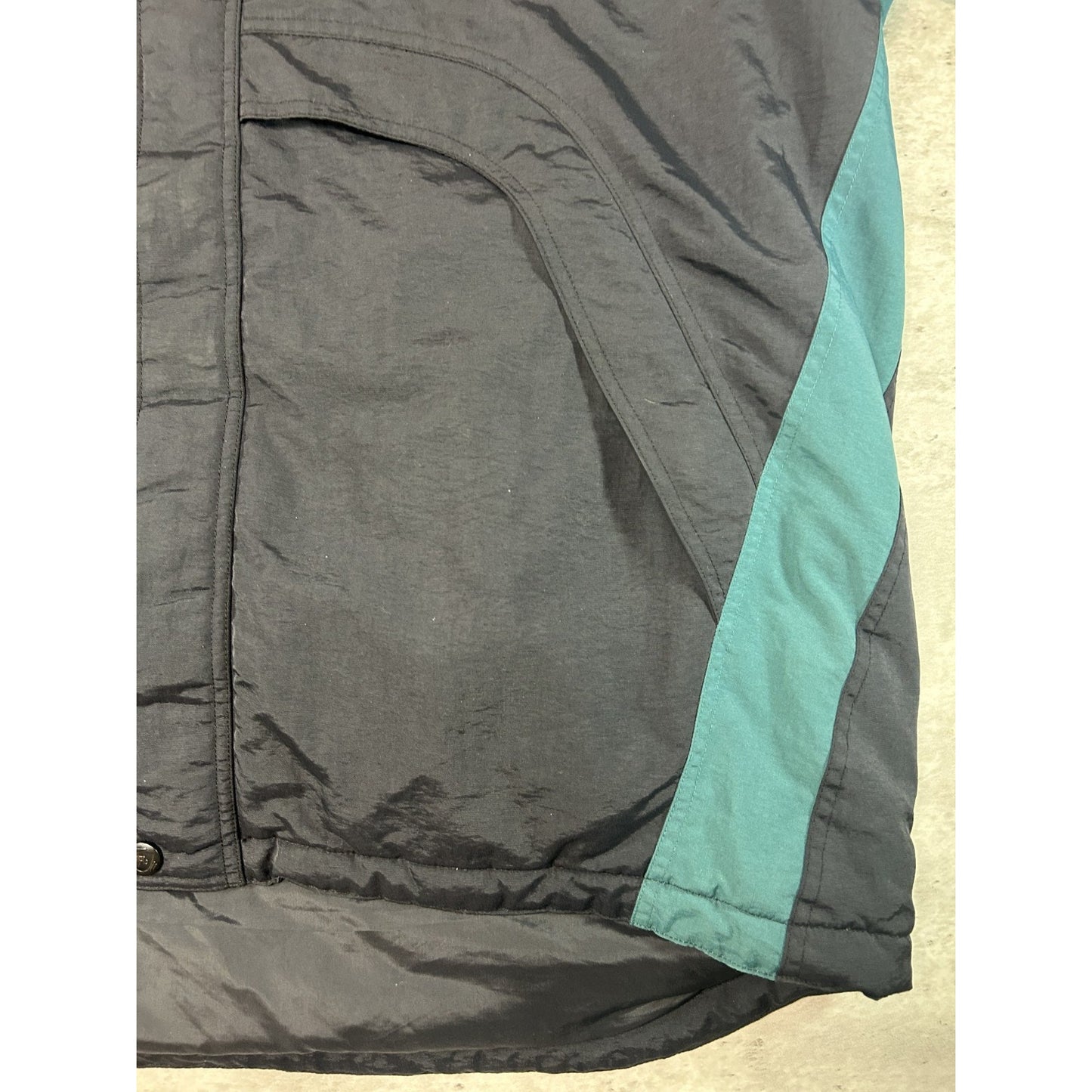 Vintage 2000s Philadelphia Eagles NFL Embroidered Logo Long Jacket Size Large