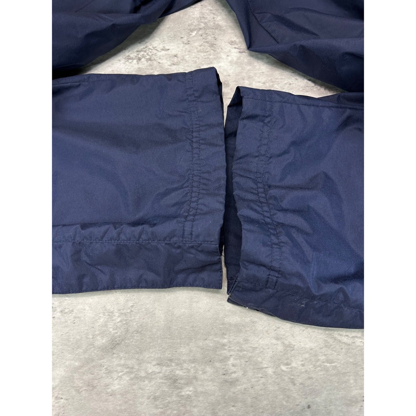 Vintage 2000s Nike Embroidered Swoosh Striped Nylon Track Pants Size XL