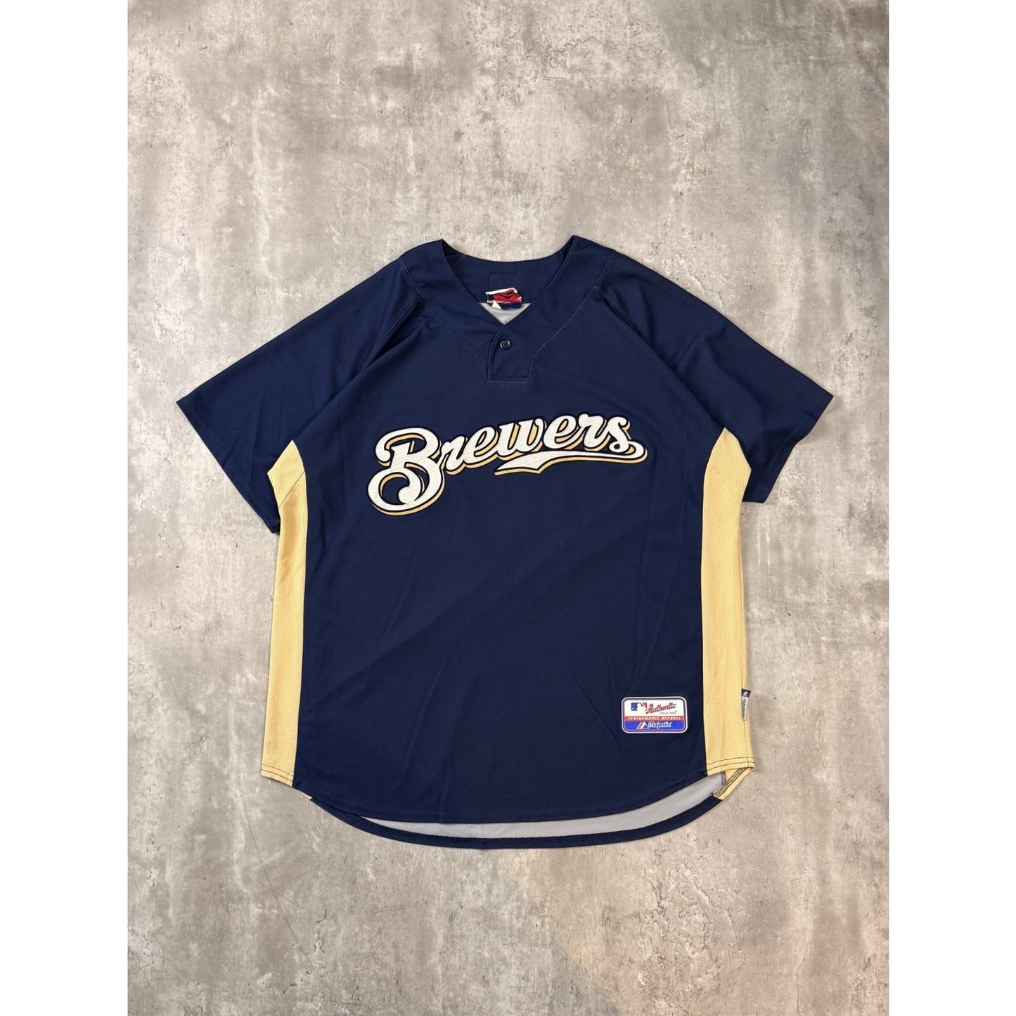 Vintage Ryan Braun #8 Milwaukee Brewers MLB Baseball Jersey Size 2XL