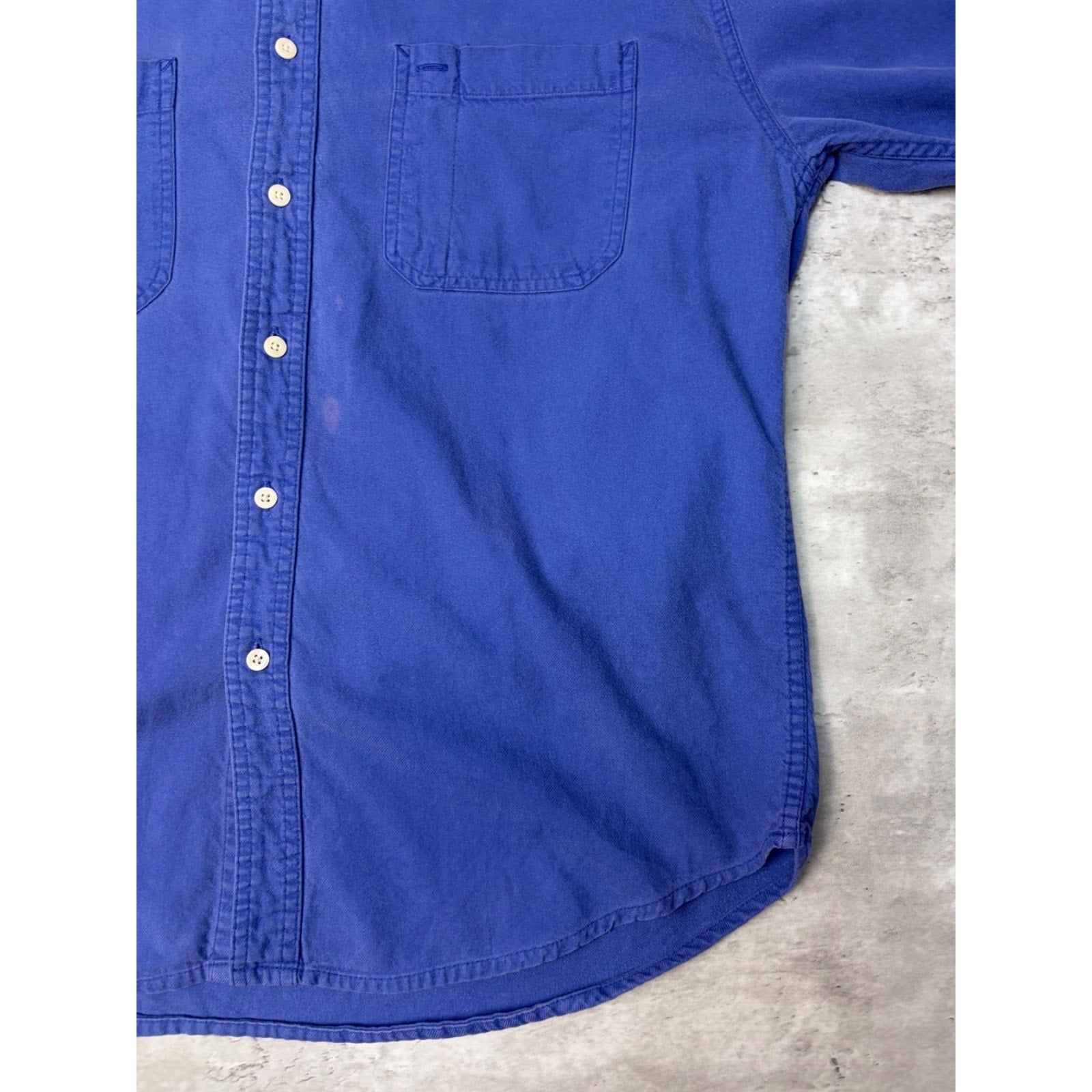 Vintage Gap Double Pocket Long Sleeve Button Up Shirt Size Medium