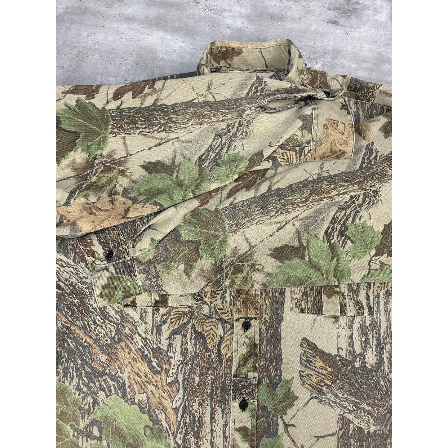 Vintage Redhead Realtree Camo Long Sleeve Hunting Button Up Shirt Size 3XL