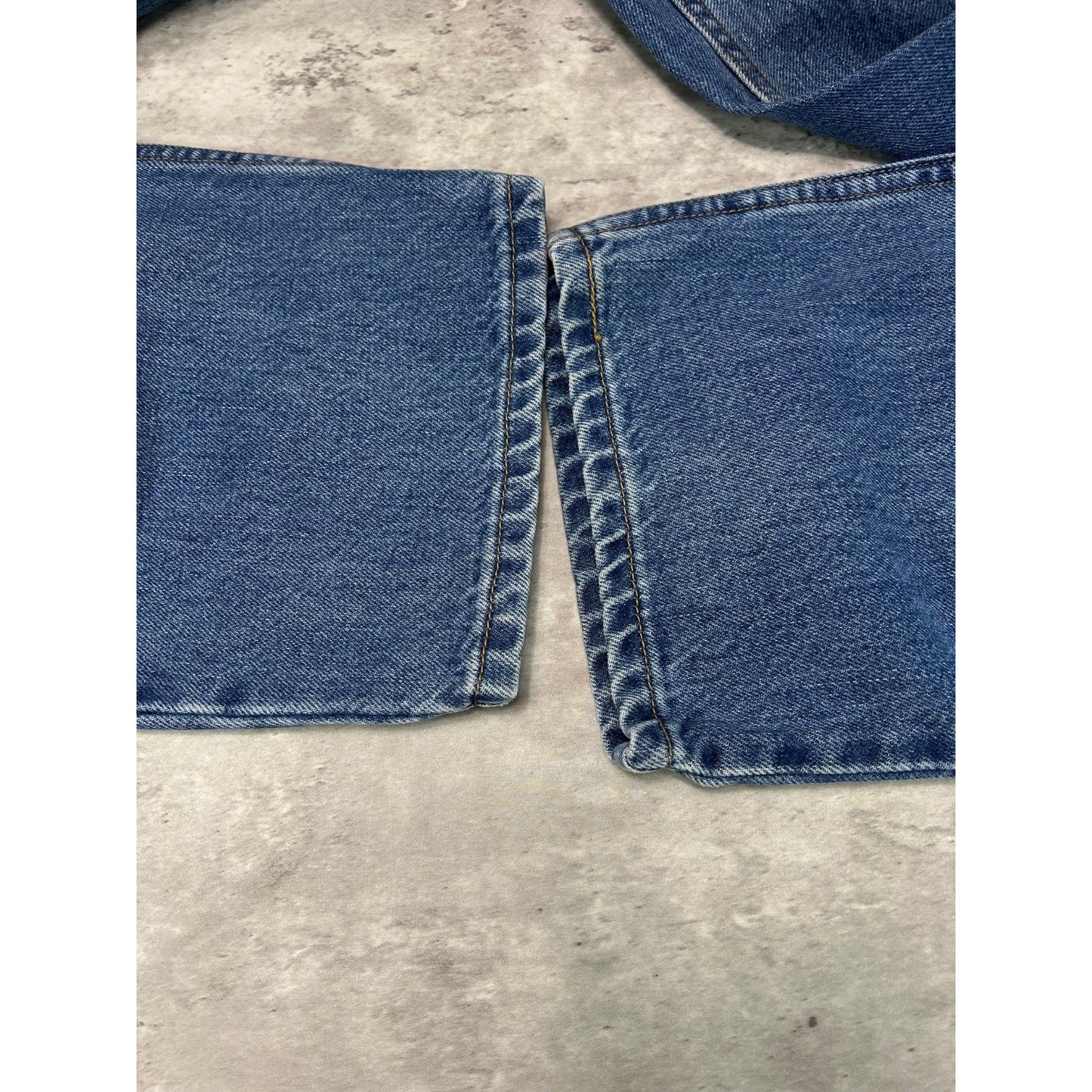 Vintage 90s Levis 550 Red Tab Medium Wash Denim Pants Size 35 Blue