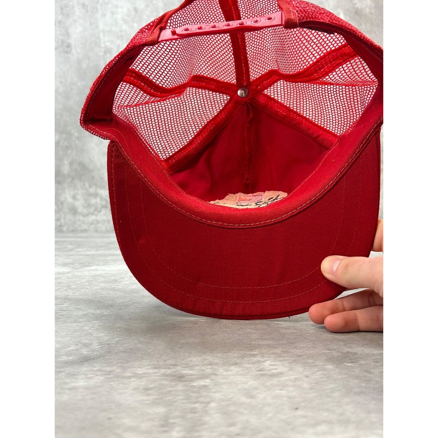 Vintage 90s PC Insiders Report Embroidered Spellout Trucker Snapback Hat OSFA