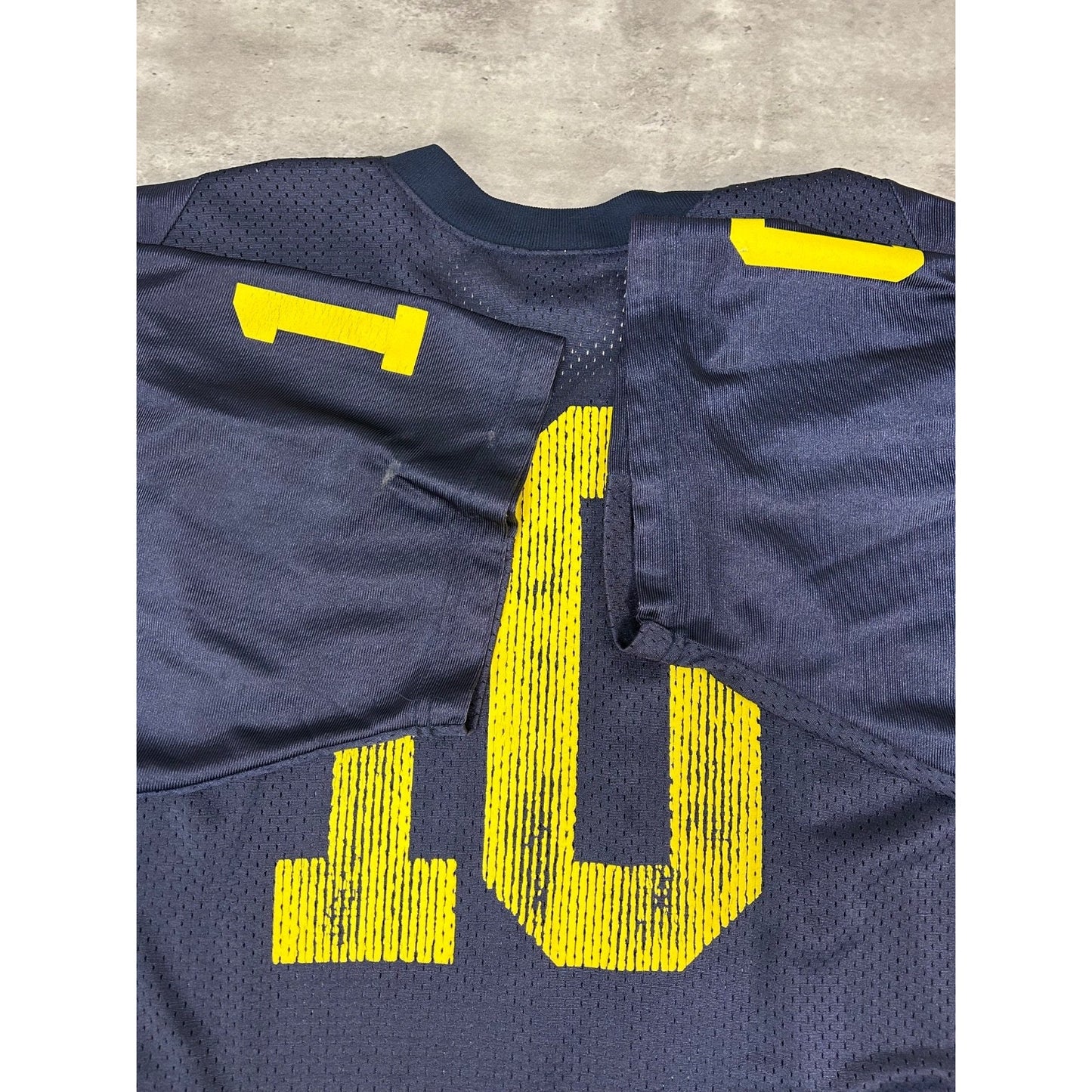 Vintage Michigan Wolverines NCAA Nike Football Jersey Size 2XL Blue