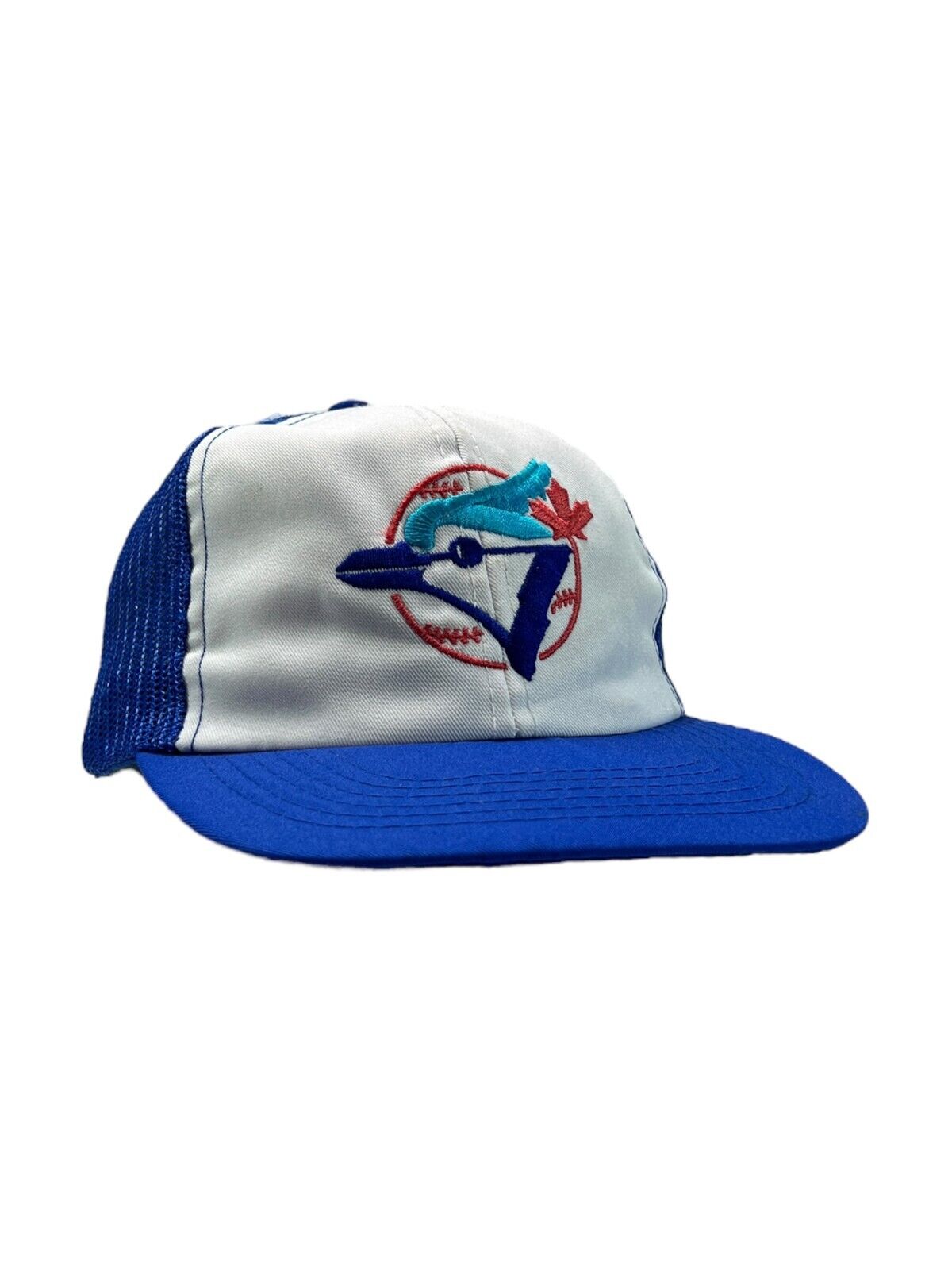 Vintage 90s Toronto Blue Jays MLB Embroidered Patch Snapback Hat OSFA