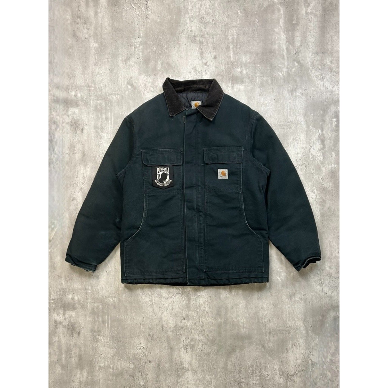 Vintage Carhartt Insulated Canvas Workwear Arctic Jacket Size Large