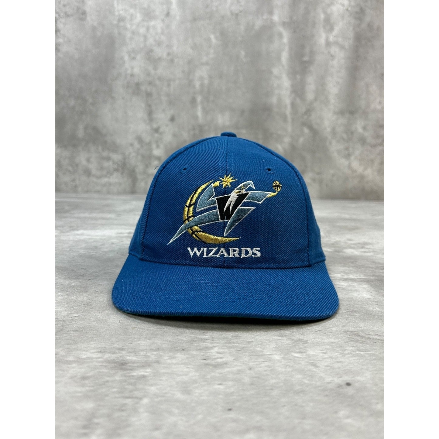 Vintage 90s Washington Wizards NBA Embroidered Logo Snapback Hat OSFA