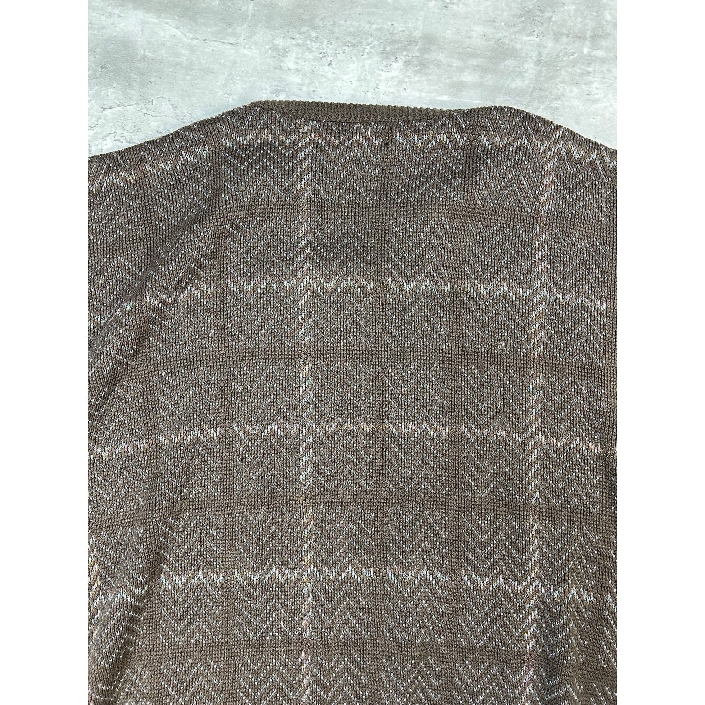 Vintage 90s Plaid Print Earth Tone Pullover Knit Sweater Size 3XL