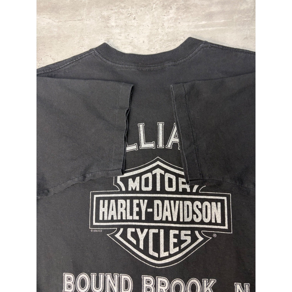 1996 Harley Davidson Genuine Motorcycles Spellout Graphic T-Shirt Size Large