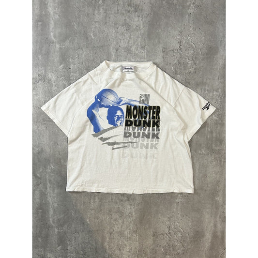 Vintage 90s Shaquille O'Neal Reebok Monster Dunk Graphic T-Shirt Size XL