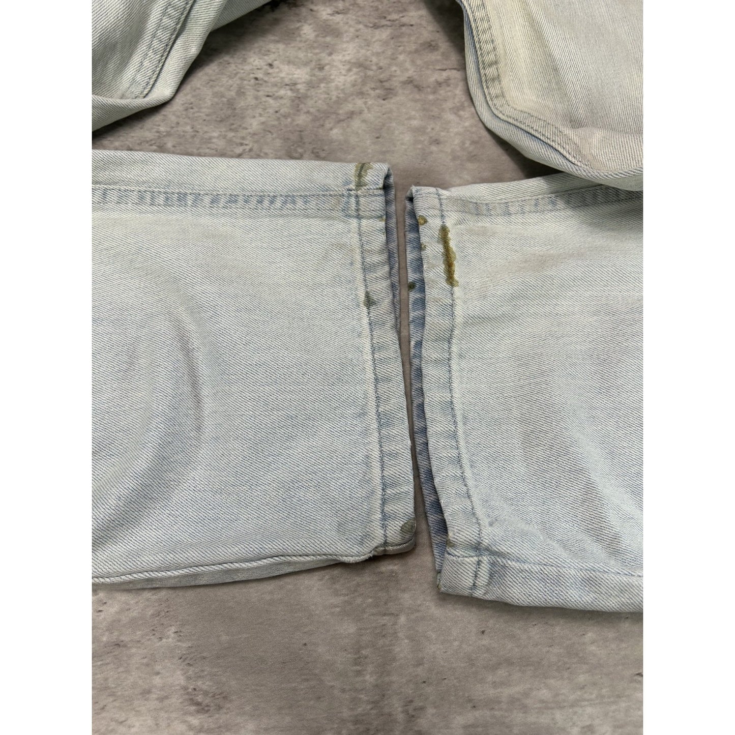 Vintage Levis Silvertab Baggy Fit Light Wash Denim Pants Size 34 Blue