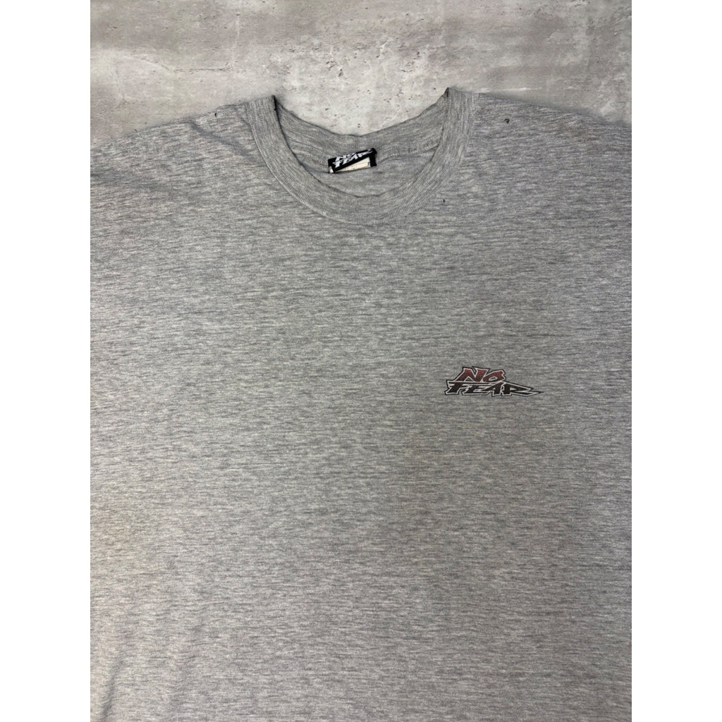 Vintage Y2K No Fear You Should Quit While Im Ahead Graphic T-Shirt Size XL