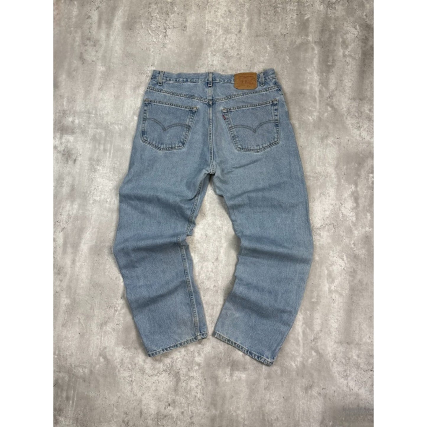 Vintage 90s Levis 505 Red Tab Light Wash Denim Pants Size 36 Blue