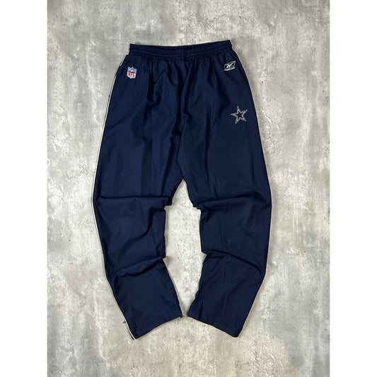 Vintage 2000s Dallas Cowboys NFL Reebok Nylon Track Pants Size Medium
