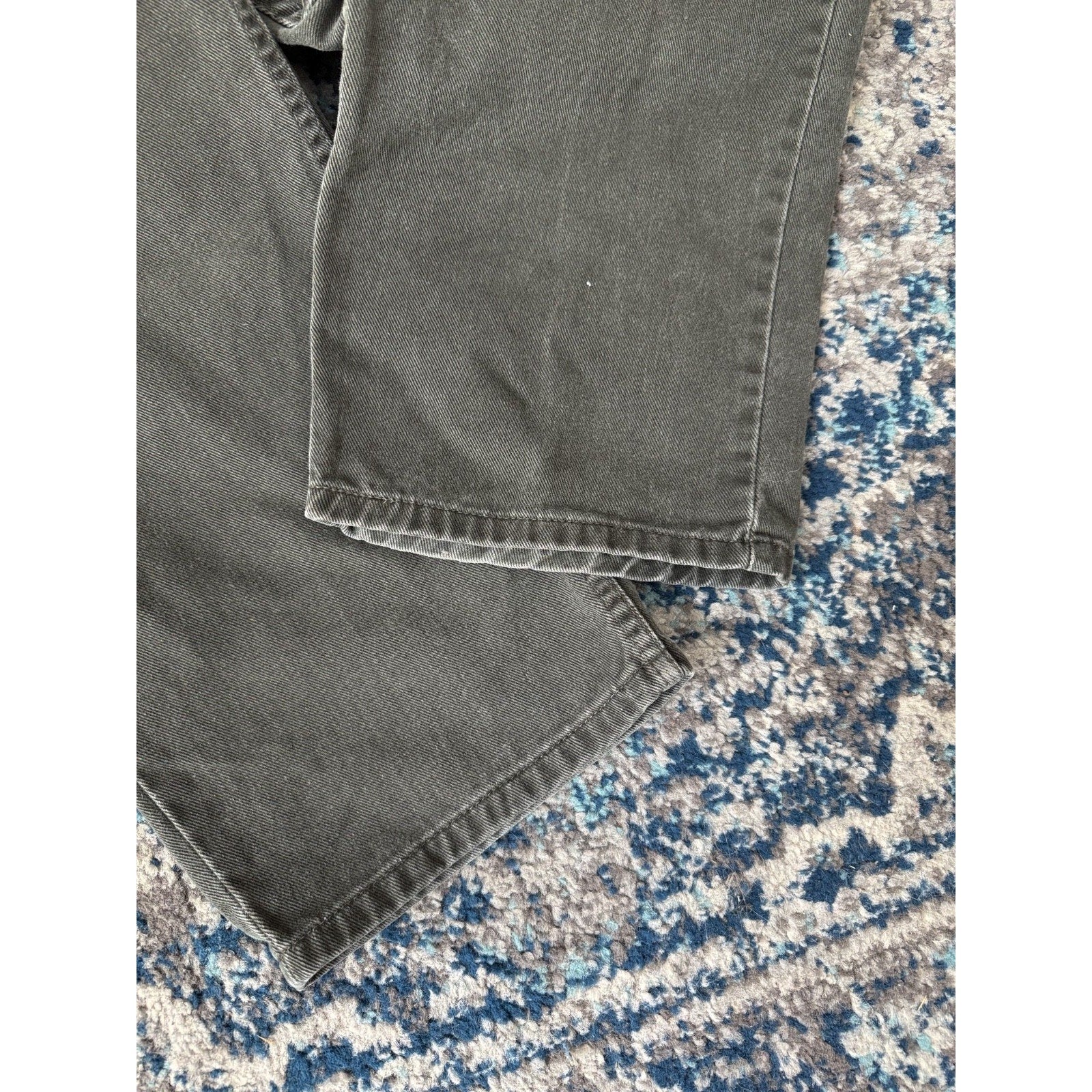 Vintage Levis 540 Brown Tab Relaxed Fit Green Denim Pants Size 41