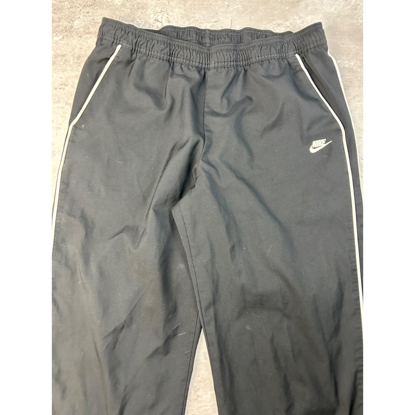Vintage 2000s Nike Embroidered Logo Nylon Track Pants Size Large