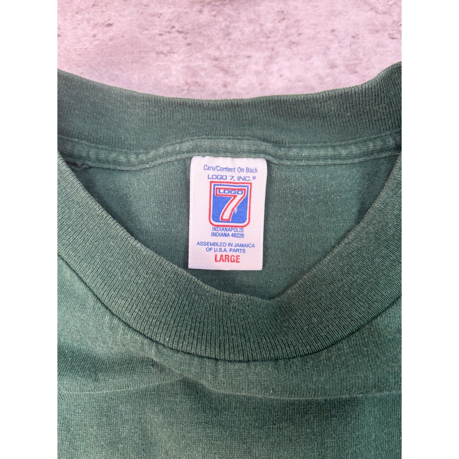 Vintage 90s Green Bay Packers NFL Embroidered Spellout Football T-Shirt Sz Large