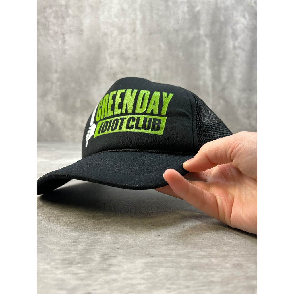 Vintage Green Day Idiot Club Rock Music Band Promo Snapback Hat OSFA